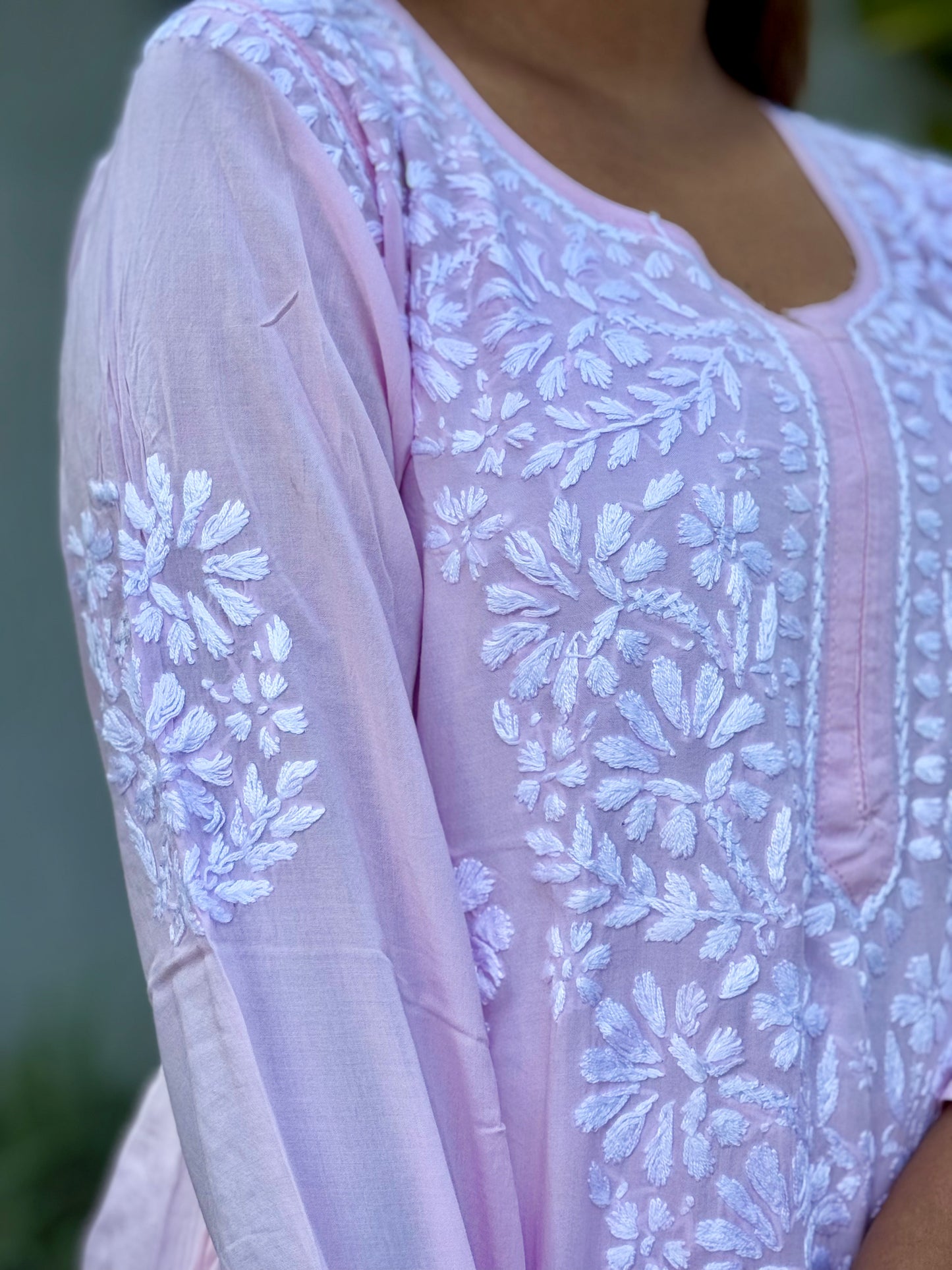 RUHI Pure Modal Kurti - Pink