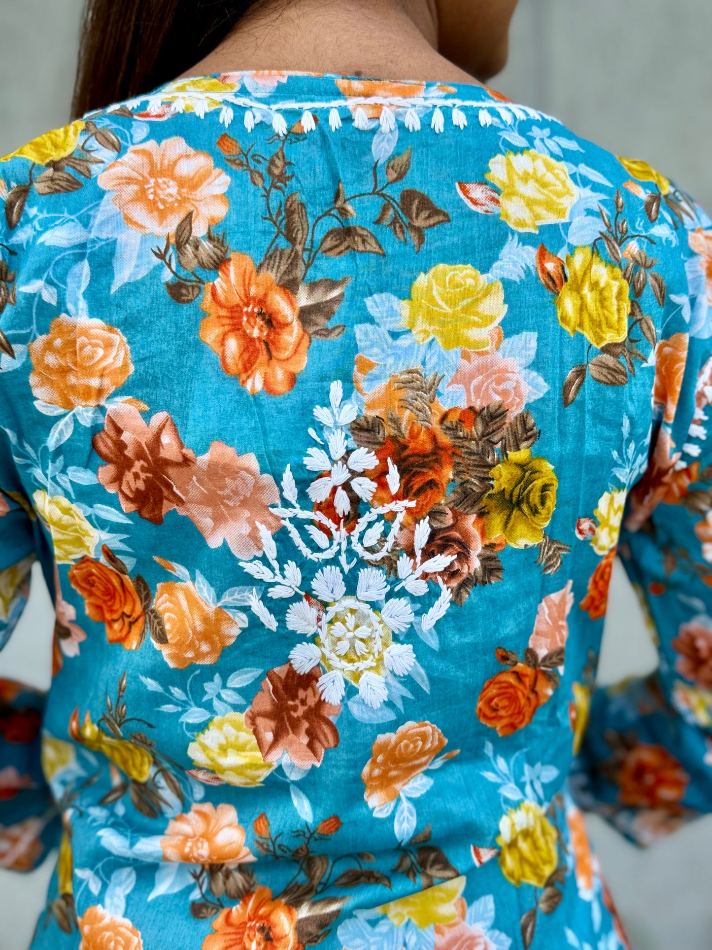 SARA Mul Kurti - Blue