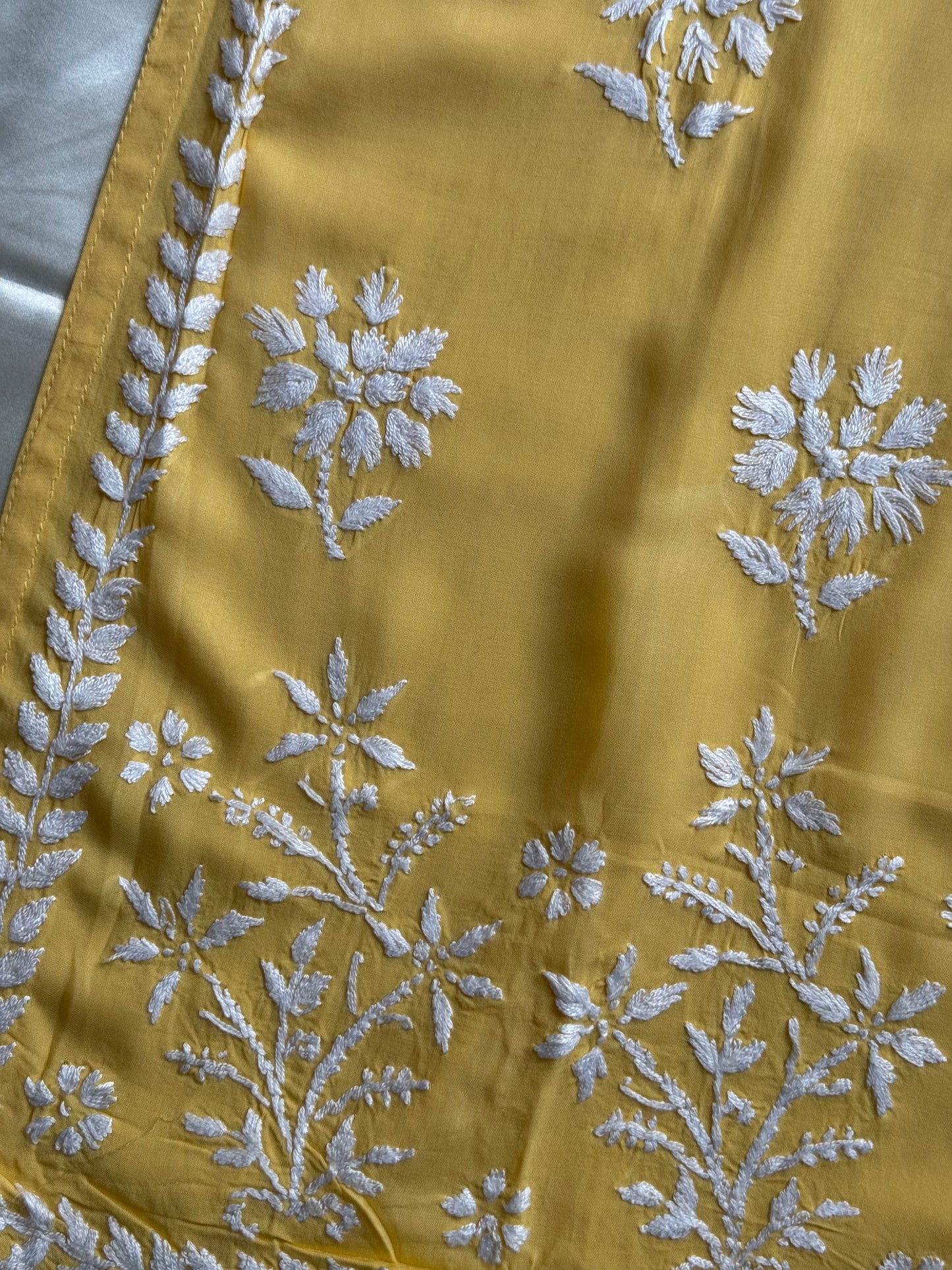 RUHI Pure Modal Kurti - Yellow