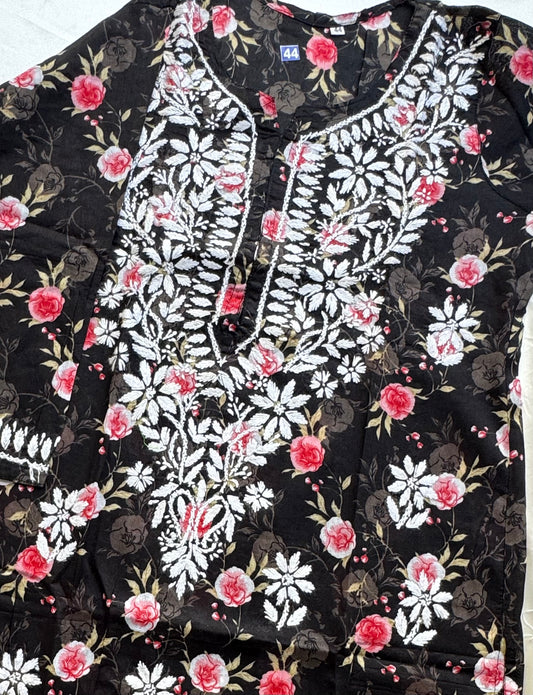 SARA Mul Kurti - Black